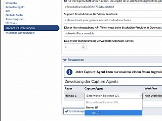 opencastv3 administration config rooms captureagent