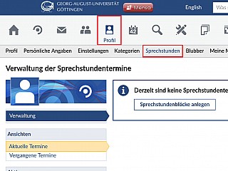 Sprechstunden bersicht