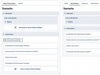 courseware verschieben schritt1